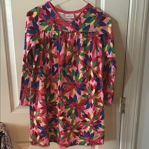 HANNA ANDERSSON Girls Longsleeve Floral Dress 140 (10 years)